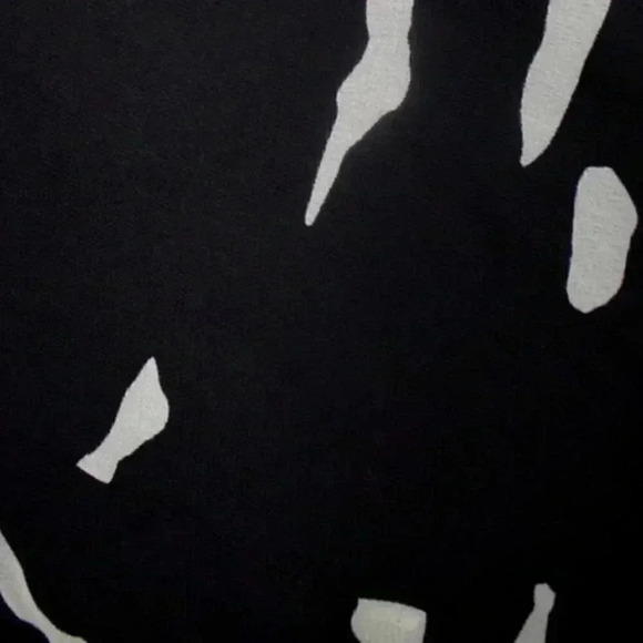 NWT Reformation Sammy Dress in Mustang Black White Animal Print Wrap Size 1X - Picture 6 of 6